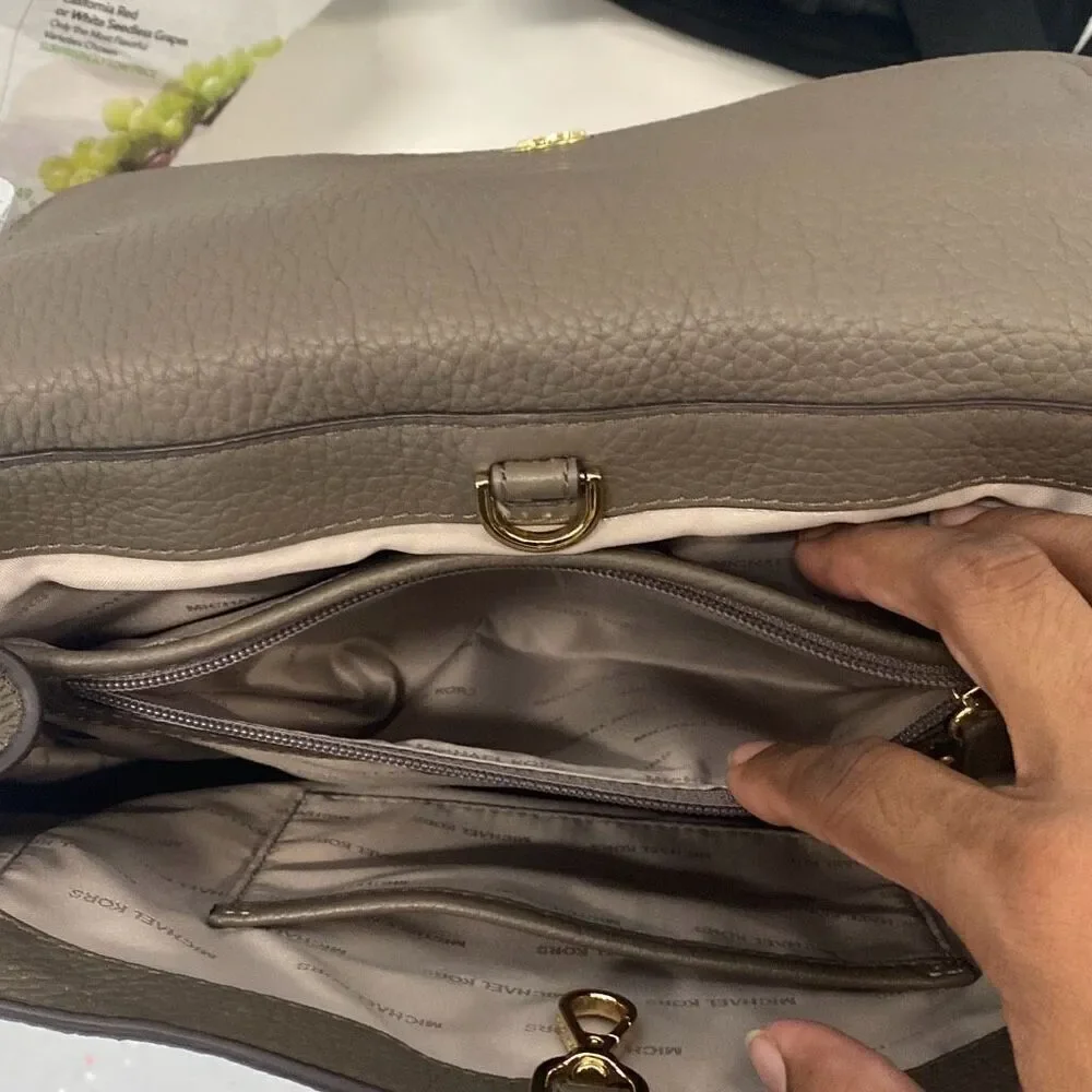Michael Kors, Addison, pebble, leather backpack